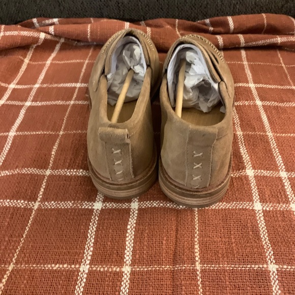 Beige Kelsi Dagger cow suede loafers - Picture 3 of 5